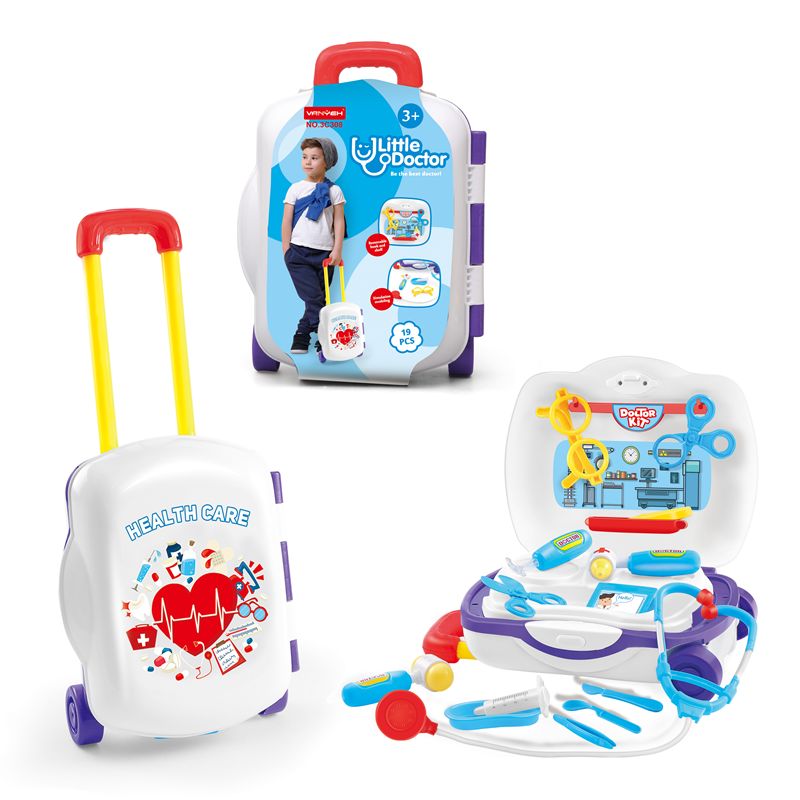 2019 High quality kids doctor kit pretend and play doctor set
