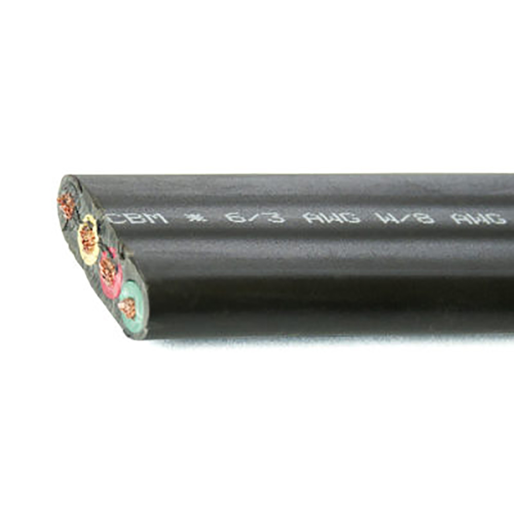 4 core плоский кабель погружной насос