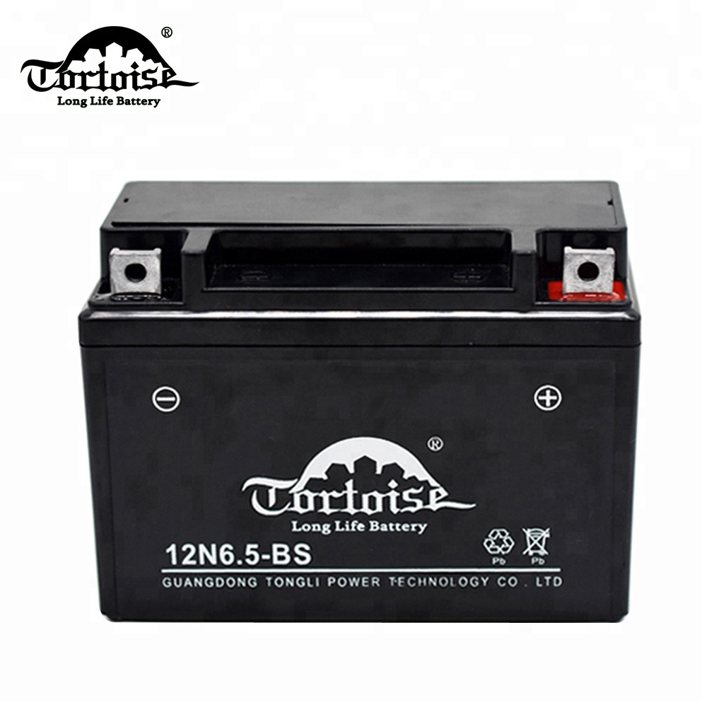 Цена по прейскуранту завода-изготовителя 12N6.5-BS 12V 6.5AH влажные заряженный аккумулятор мотоциклов для продажи
