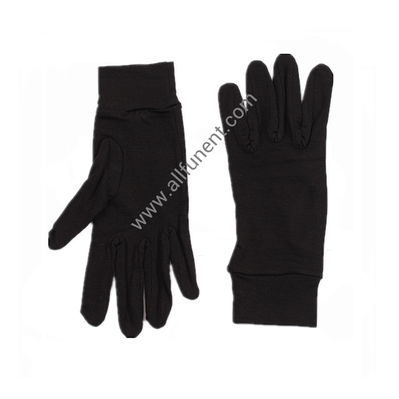 High quality ski liner gloves 100% pure silk gloves
