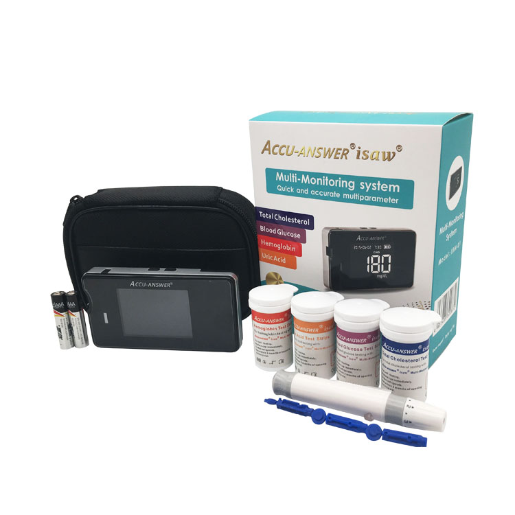best selling health products blood testing equipment glucsoe cholesterol meter test strips hemoglobin meter
