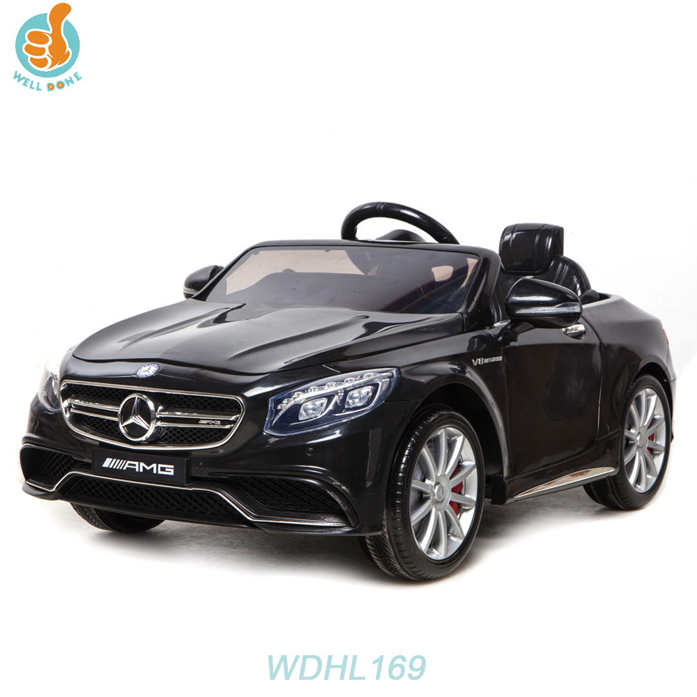 Подлинный лицензированный Электрический детский автомобиль Mercedes Benz WDHL169