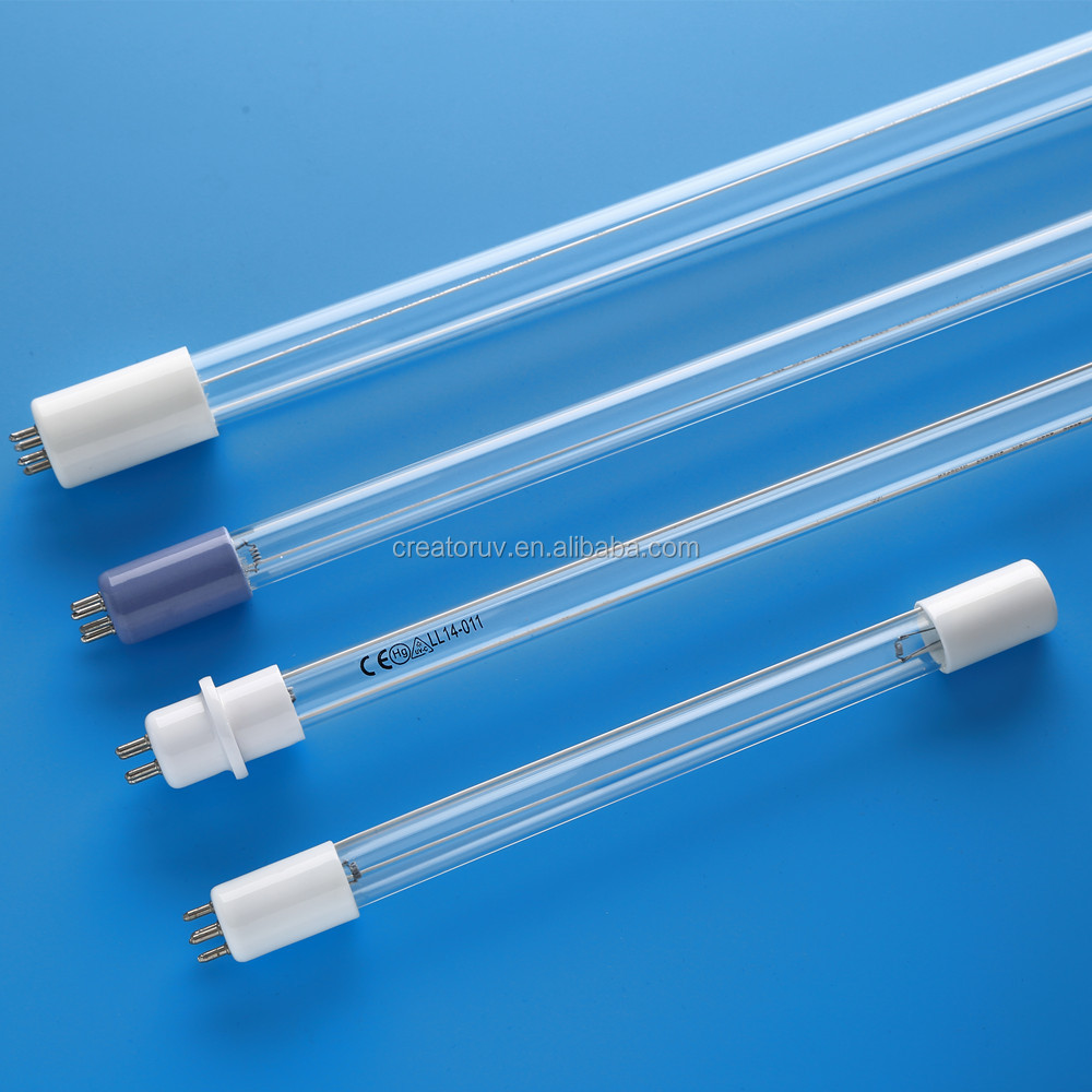 2022 Creator 254nm 185nm T5 T6 quartz tube 4P 18w-150w large power uv uvc lamp