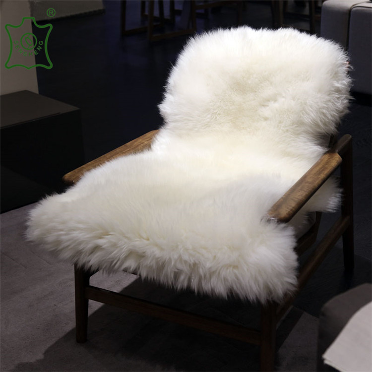 Gold sheepskin supplier china tanned sheepskin living room designer rug