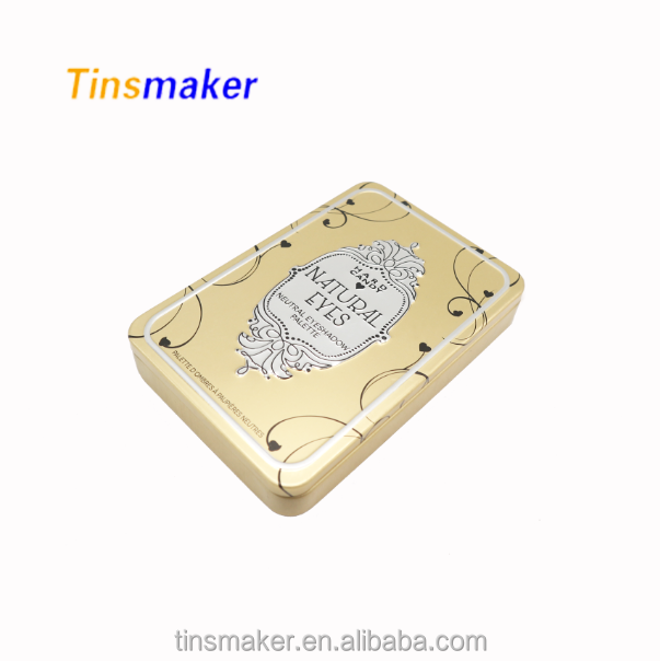 Оптовая продажа теней для век жестяная коробка косметика металлическая жестяная коробка