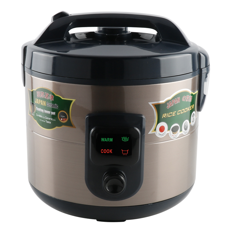 Warehouse Inventory new design of 2.2Liter deluxe rice cooker of ceramic non-stick coated inner pot