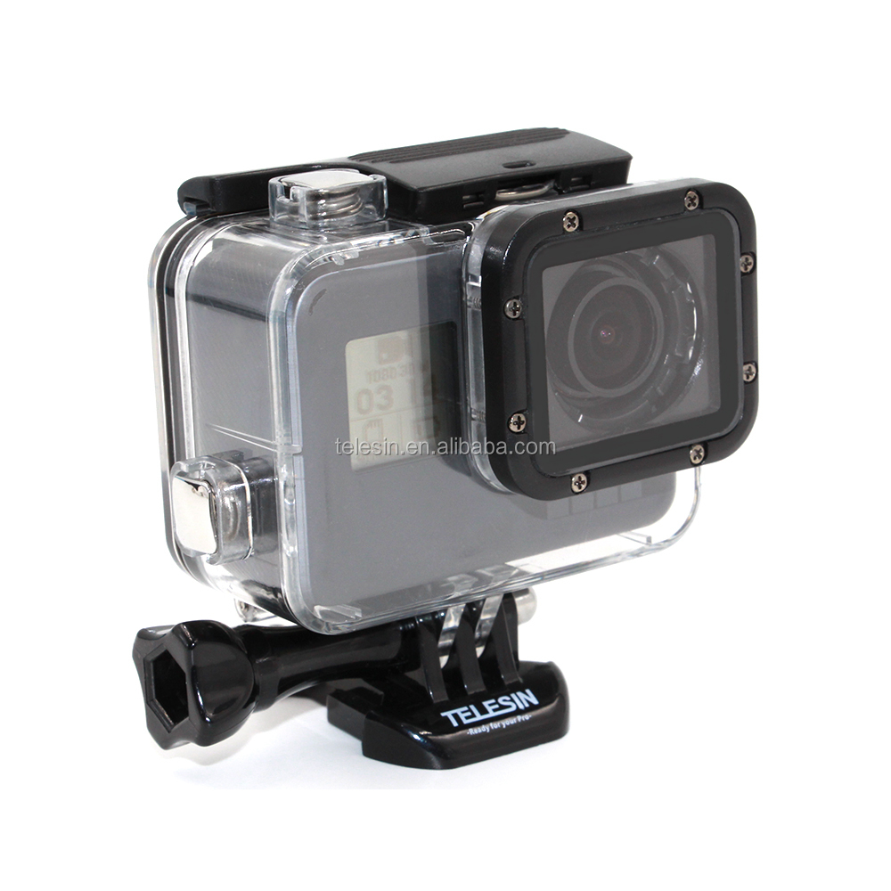 Телесин Новый выпущен 45 м водонепроницаемый корпус чехол для Go Pro Hero5/6 камер