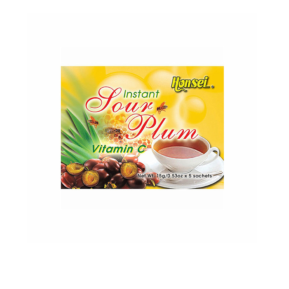 Honsei Instant Sour Plum Vitamin C Instant Fruit juice drink from Singapore