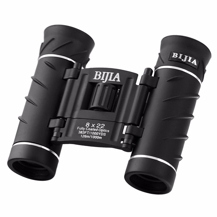 Портативный бинокулярный телескоп высокого разрешения BIJIA 8x22 для охоты, кемпинга, наблюдения за птицами для детей и взрослых
