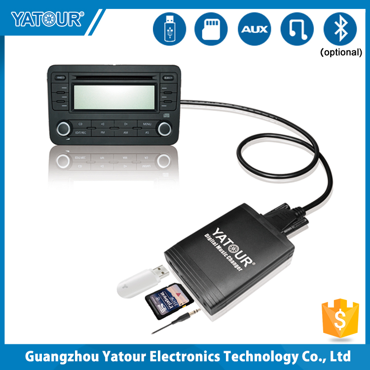 Цифровой сменный эмулятор компакт-дисков Автомобильный USB SD вспомогательный адаптер интерфейса комплект