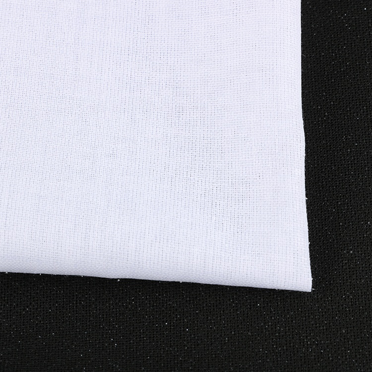 Adhesive Cotton Fabric Collar Interlining For Shirt