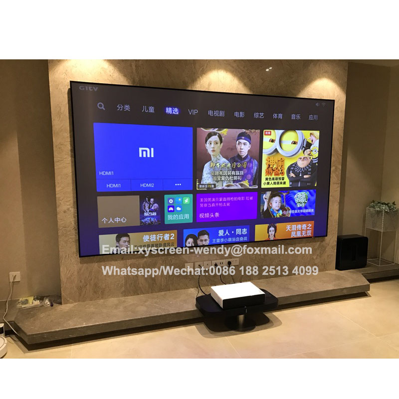 Тяньпу DTW-1 электрические ust 4k 500 200 150 дюйма моторизованный alr проекционного экрана, экраны проектор, проектор экран 150 дюйма,