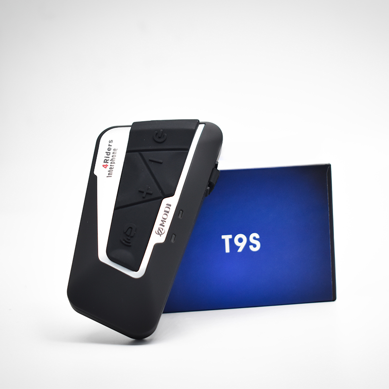 Гарнитура T9S FM 1200m BT для шлема мотоциклетного шлема
