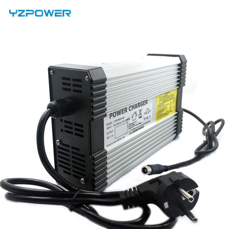 YZPOWER High quality and durability 58.4V 8A battery charger for 48V (51.2V) Lifepo4 lithium battery electric bicycle motorcycle