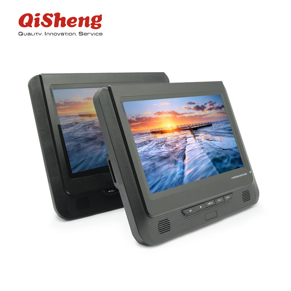 Home video DVD/VCD Player 9 inch dual panel portable DVD with usb