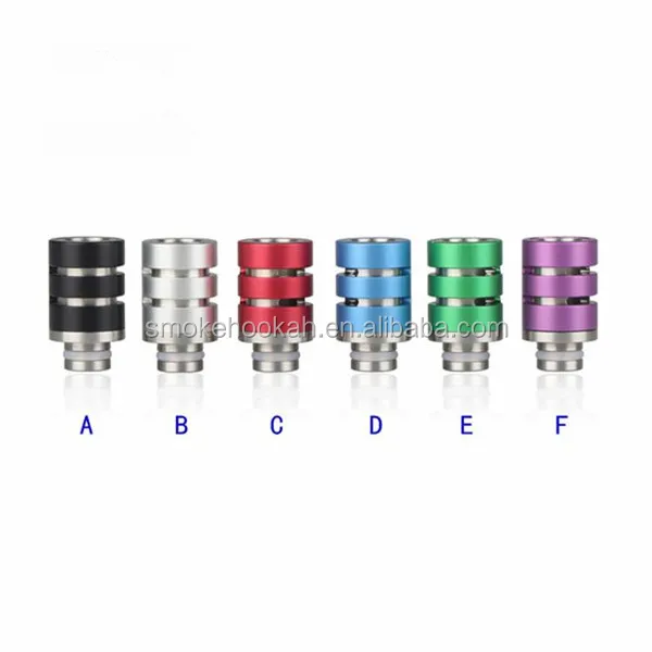 510 Aluminum Stainless Steel Airflow Adjustable Drip Tip