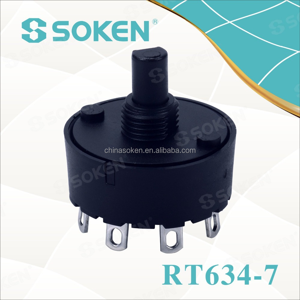 SOKEN соковыжималка с поворотным переключателем 2-8 положение 6(4)a 250v t85 RT634-7