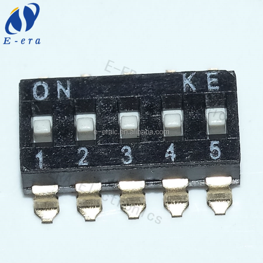 DSIC05LHGET 2,54 мм smd Тайвань поворотный 10 шпильки dip электронные включения выключения Переключить микро переключатель