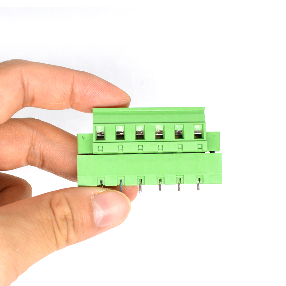 Заводской винт pcb din рейку клеммный блок разъем