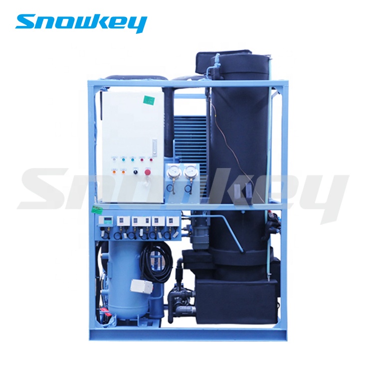 Snowkey 1 тонна промышленная трубка льда машина испаритель цена