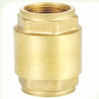 JD-3001 1/4 "латунный сердечник, латунный пружинный обратный клапан