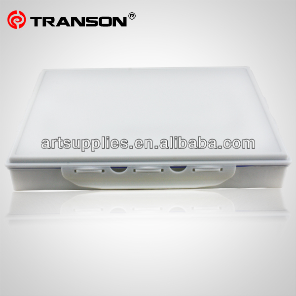 Пластиковая Палетка для рисования Transon 58-well с крышкой для акриловых, акварельных красок