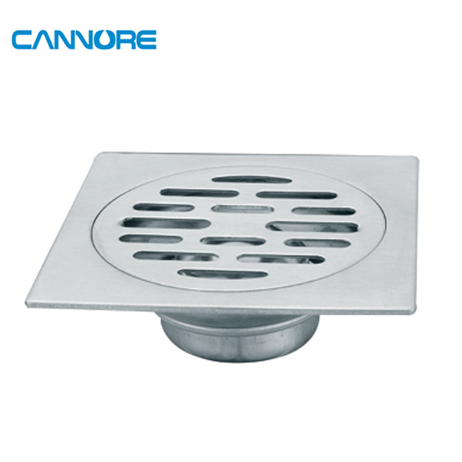 Polish surface bathroom set steel stainless floor drainage