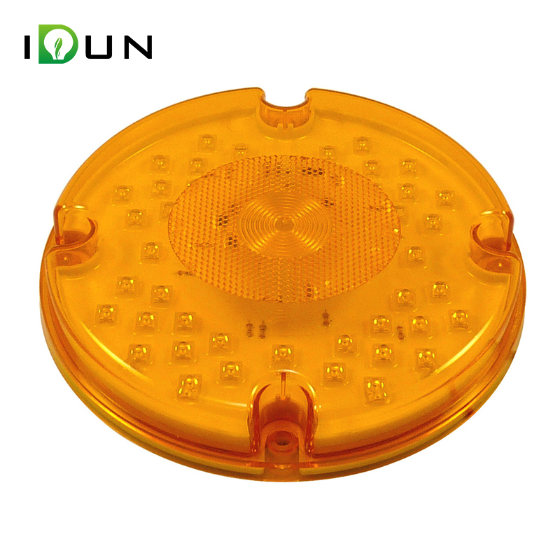 DOT SAE CE E-mark 7 дюймов Янтарный круглый Piranha 44 LED школьный автобус стробоскоп вспышка сигнальные лампы сигнала поворота указать лампа