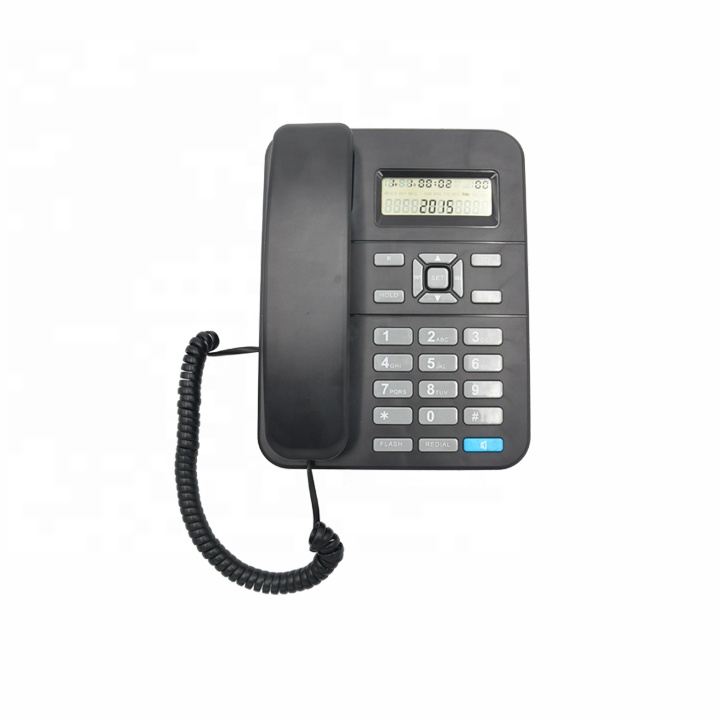 Китай горячая распродажа фиксированный Caller ID рубчатый телефон с определителем номера функция для офиса и домашнего использования производитель