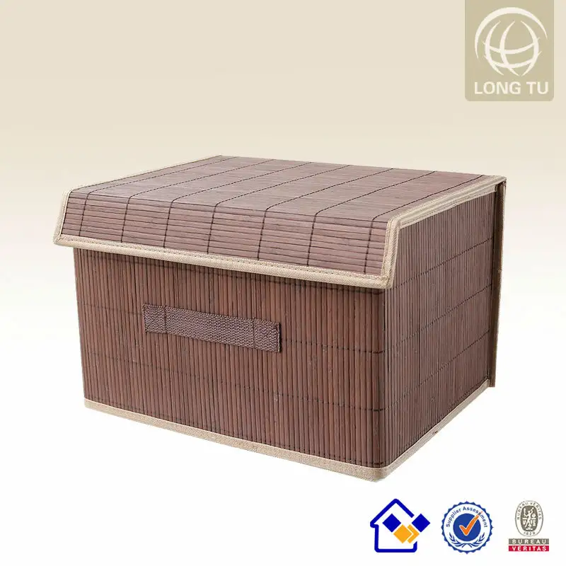 поп компактное хранение бамбука корзина для белья для домашнего украшения