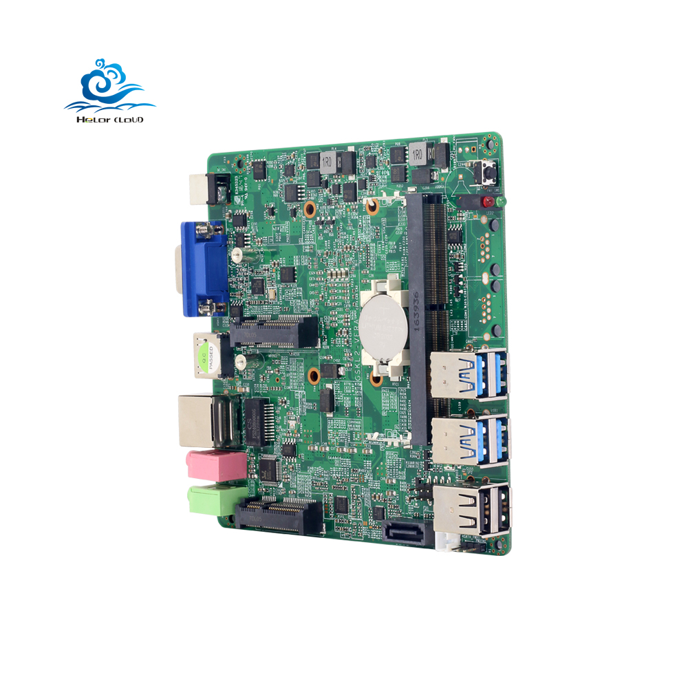 HLY Мини Компьютерная материнская плата i7 4500U i5 4200U i3 4010U безвентиляторная материнская плата i5 Mini itx 4G Ram 2,5 'SSD тонкий клиент.