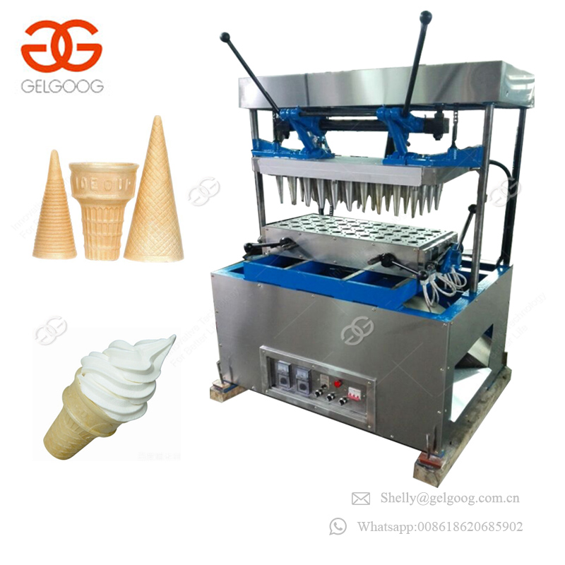 New Condition Mini Rolled Waffle Snow Ice Cream Cone Biscuit Making Maker Wafer Machine