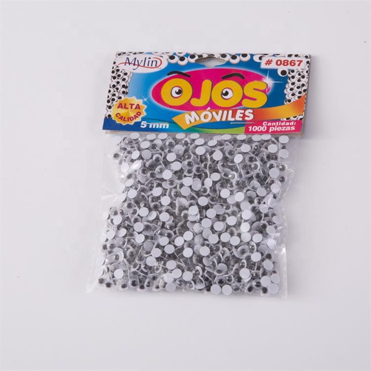 Пластиковые движущиеся глаза Wiggly Wobbly Googly