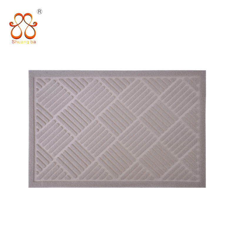 Latest technology anti slip shaggy carpet clean step mat door