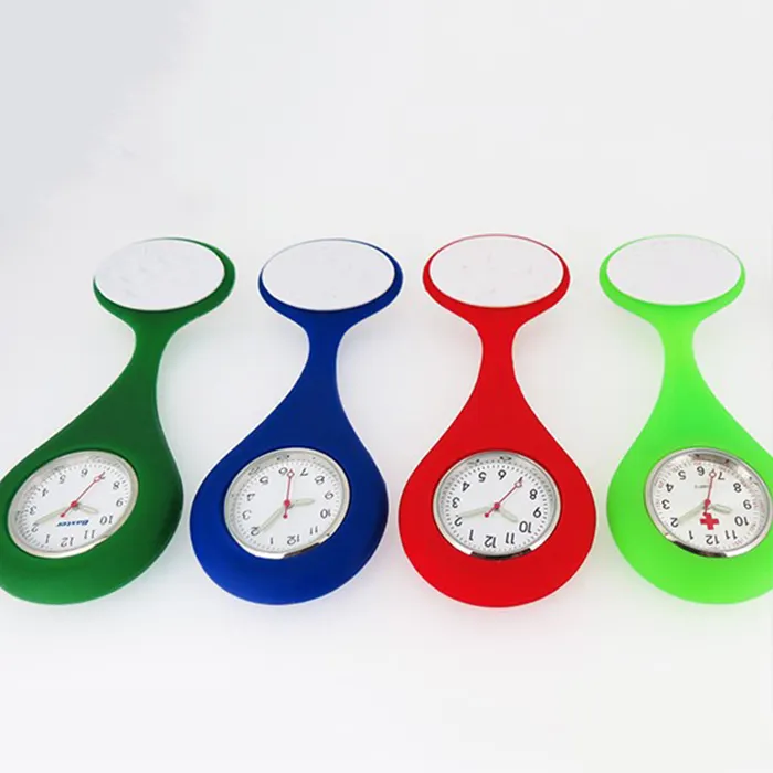 Hot sale silicone nurse watch candy color watches customize
