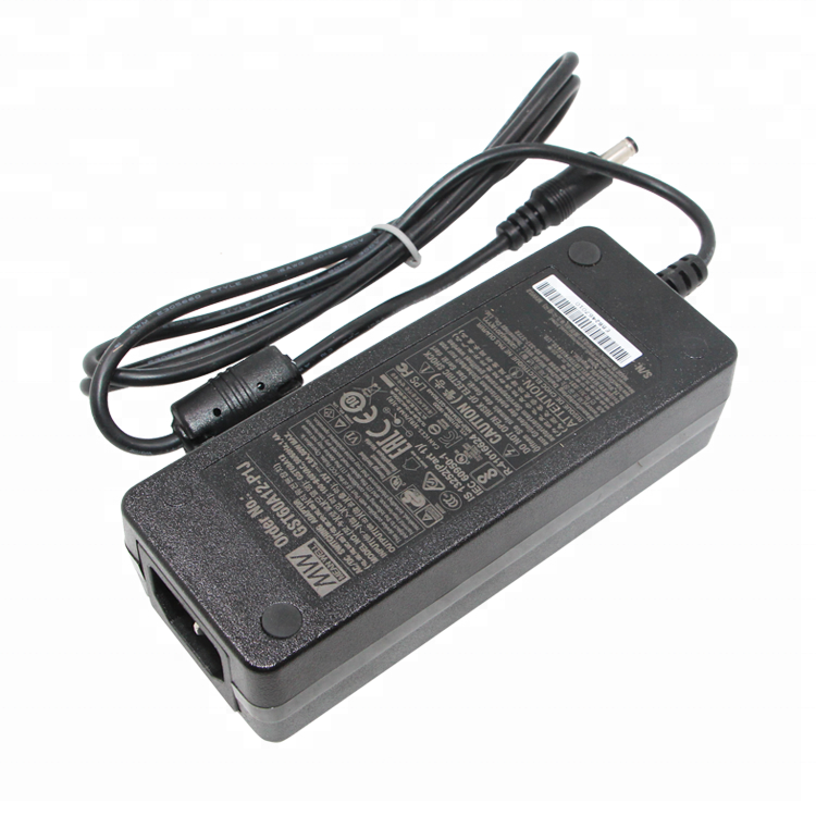 Настольный адаптер Meanwell GST60A12-P1J AC DC 60W 5A 12V