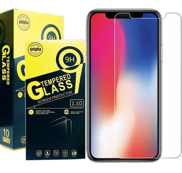 Для iPhone X 10 закаленное стекло Защита для экрана 9H 2.5D 0,33 мм прозрачная Высококачественная защита для экрана