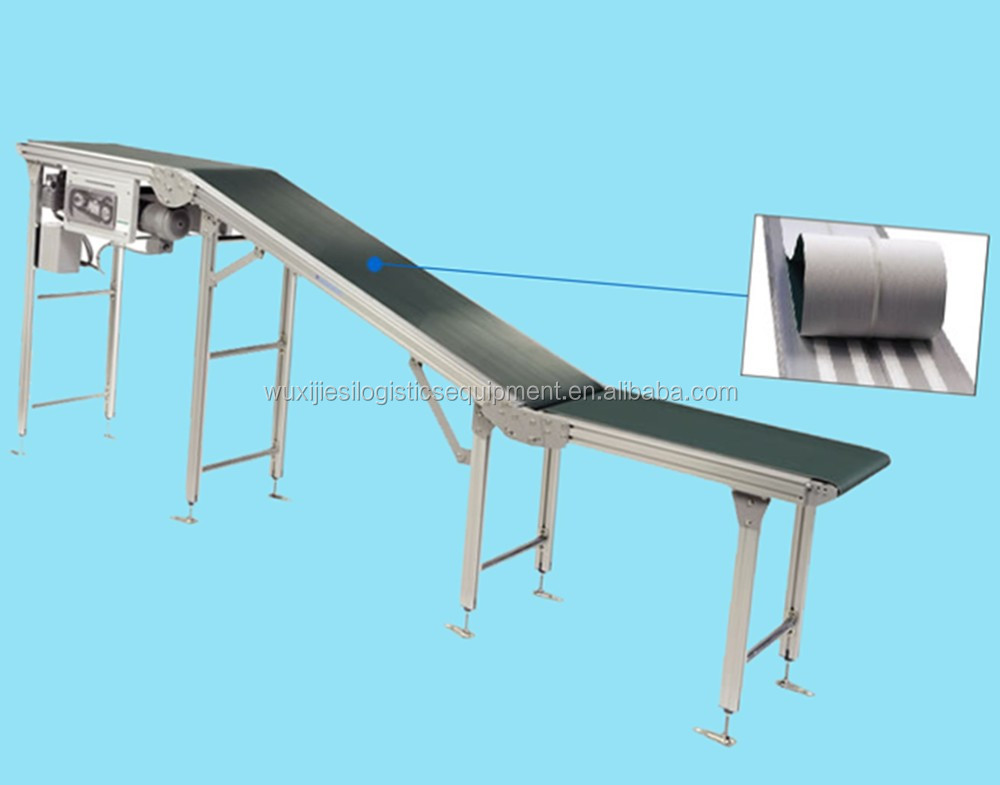 Inclined belt conveyor for hot sale