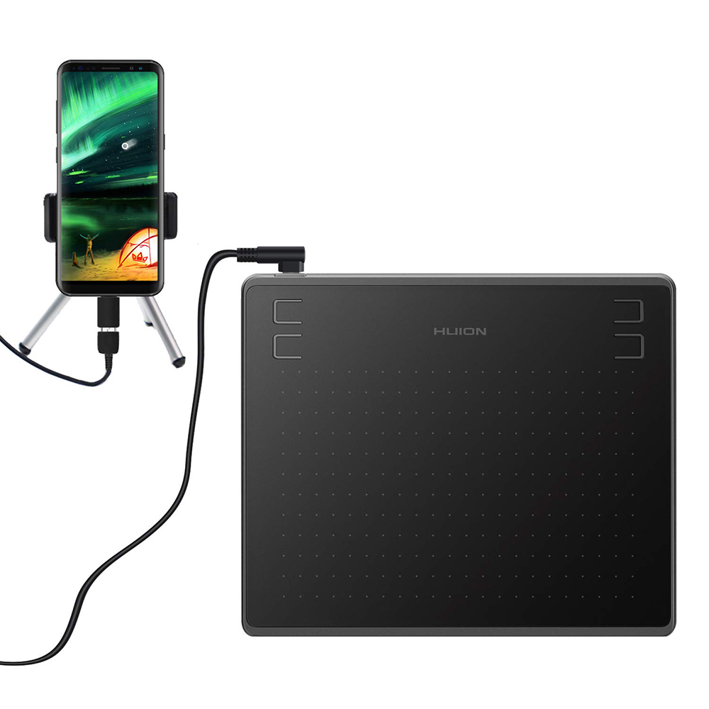 Huion HS64 Android устройств supportable 8192 уровней ручка давление батарея-бесплатная стилус графика рисунок планшеты