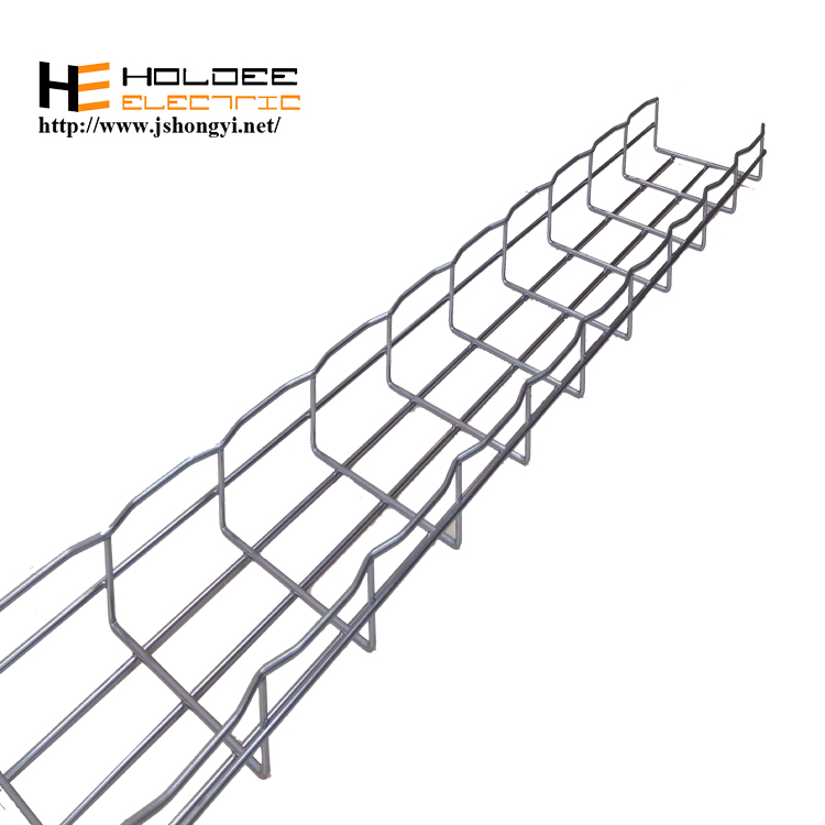 Hongyi Light weight 100*50mm SS304 stainless steel Wire Mesh Cable Tray/wire mesh tray