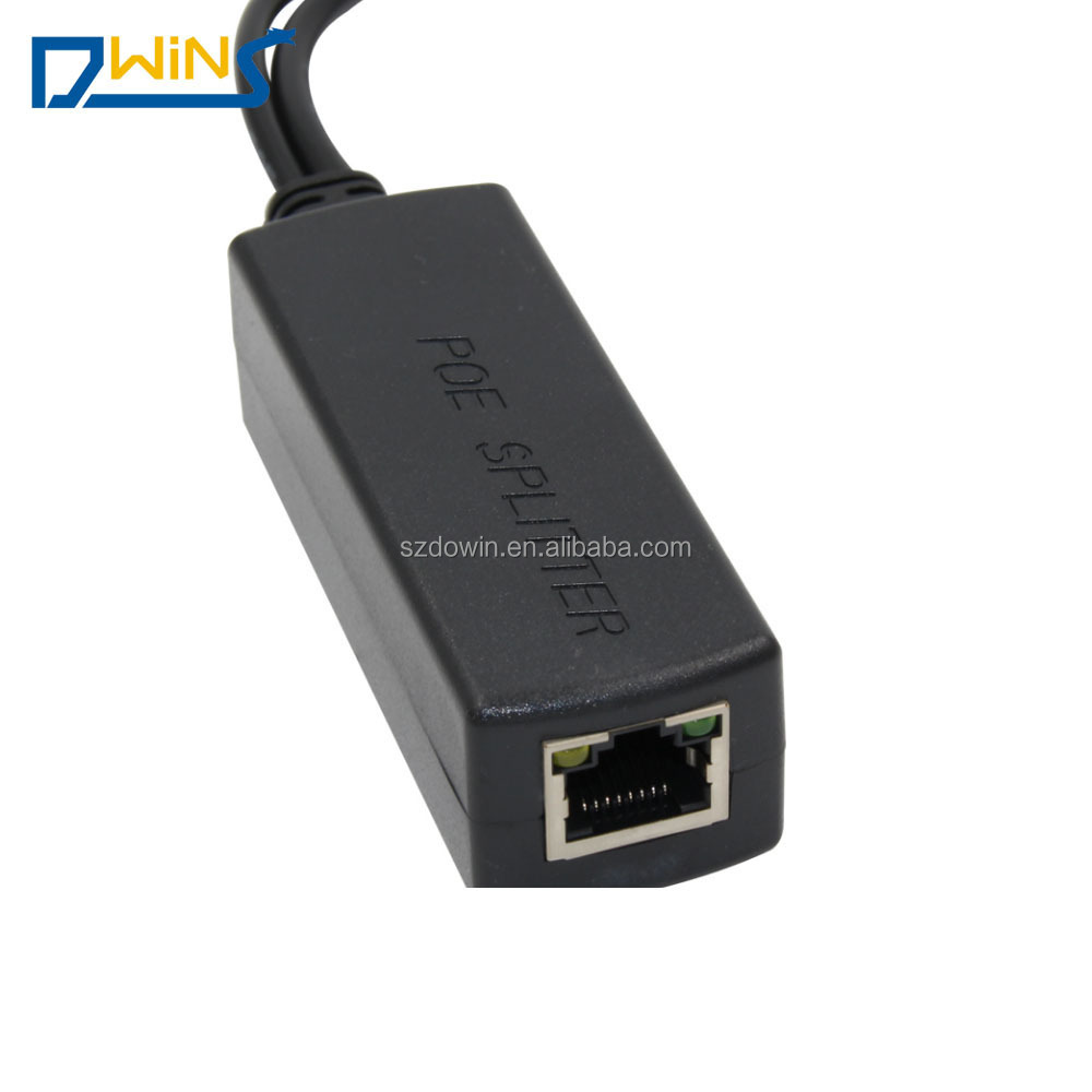 Alibaba новый IEEE 802.3af стандартный 10 / 100 м разделитель PoE 5V 2A выходная мощность over Ethernet для IP камеры Micro USB