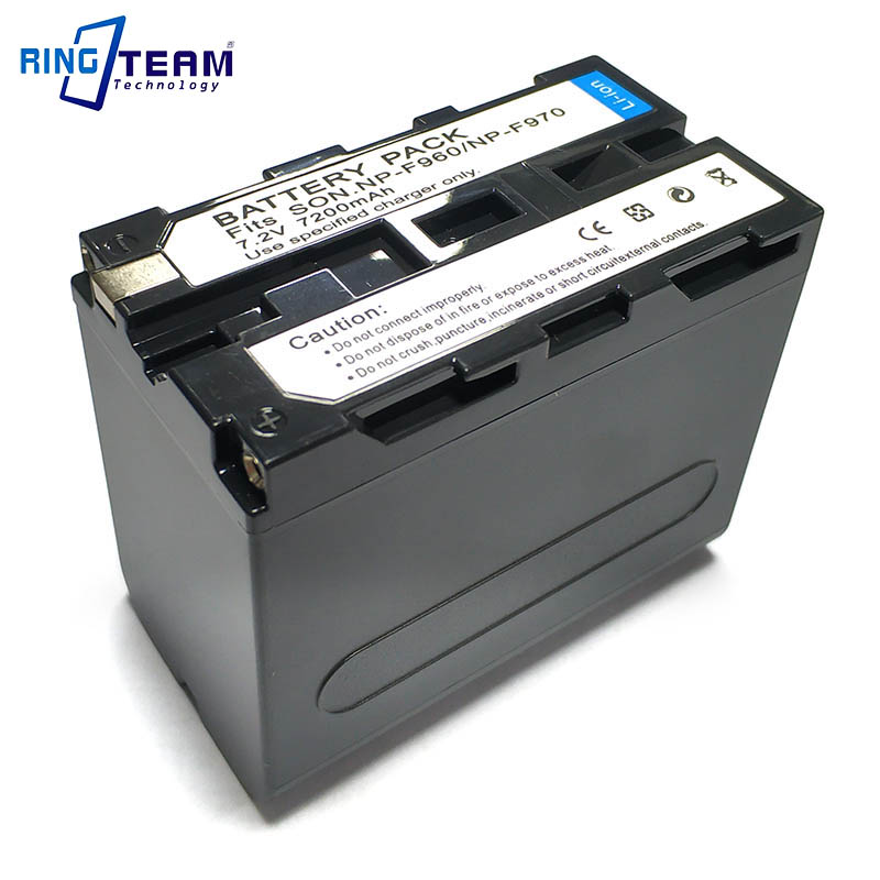 Перезаряжаемый цифровой батарейный блок NP-F970 F950 для SONY UPX-2000 (принтер) Q002-HDR1 PLM-A55 (Glasstron) и светодиодный светильник