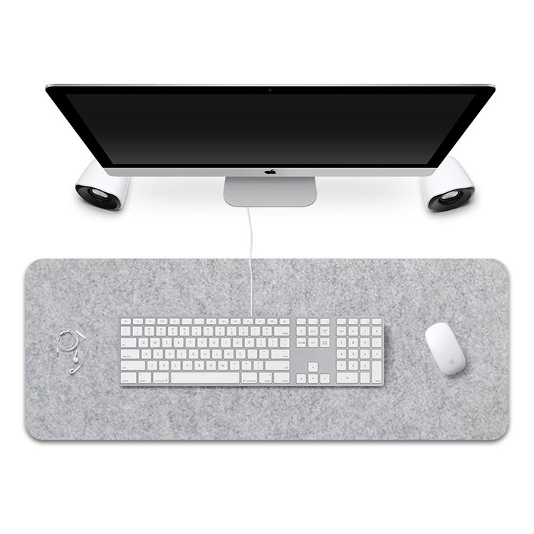 Practical large gaming mouse pad wool felt table mat