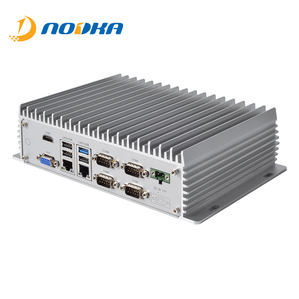 Безвентиляторный промышленный компьютер с 2 портами Lan и процессором Bay trail J1900