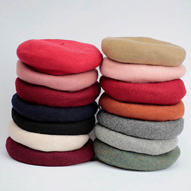 Newest style custom color beret caps women beret hat