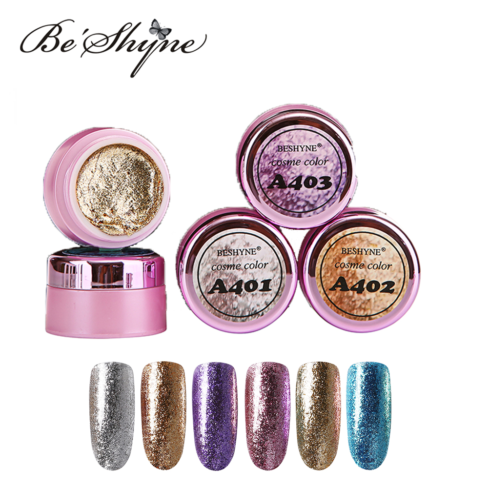 High Quality Led Art Color Soak Off Uv Gel Nail Polish Metal Metallic Platinum Gel Nail Gel Polish