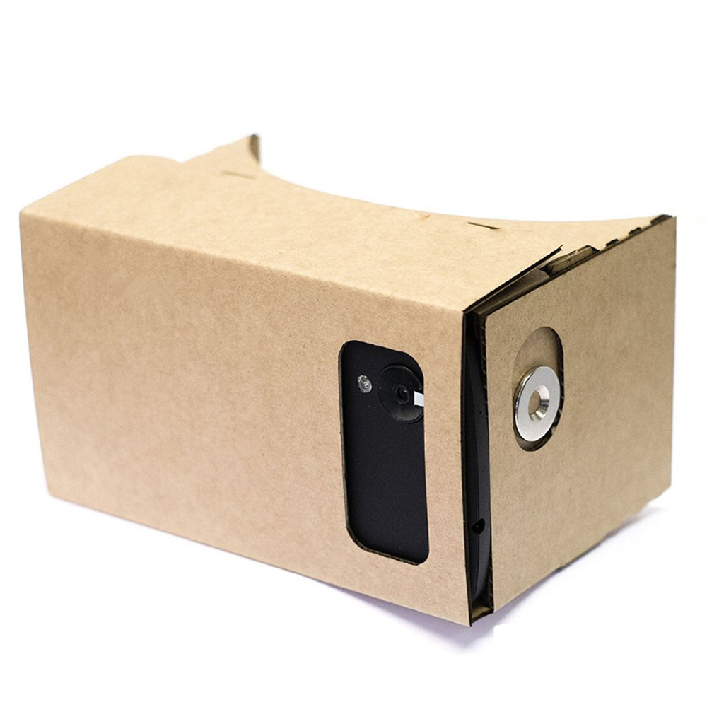 2020, высокое качество и популярность, 3D Google картонные пользовательские очки «сделай сам» с объективом vr и заглушкой