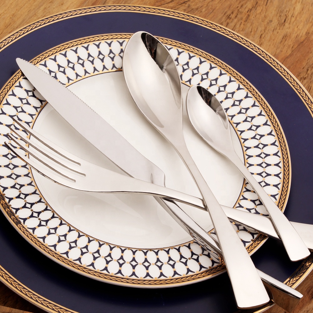 Lekoch luxury korean style 4pcs steak cutlery set For Western Restaurant