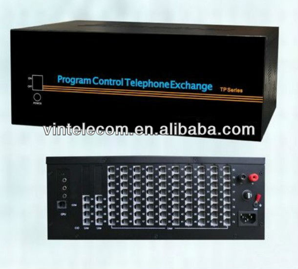Китайский производитель PBX, телефонная система PBX с 120 линиями ext.