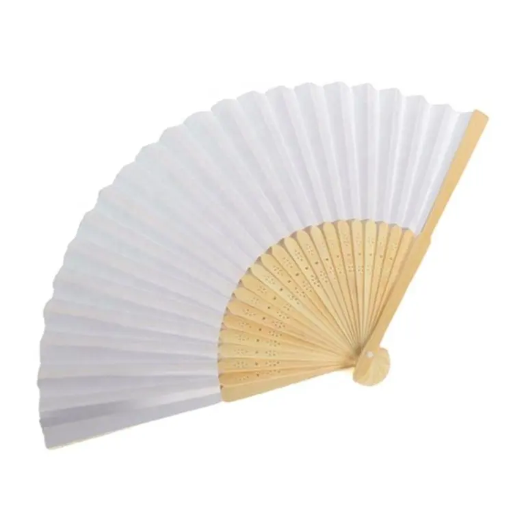 Wholesale Japanese Style Custom Bamboo Folding Hand Fans For Wedding
